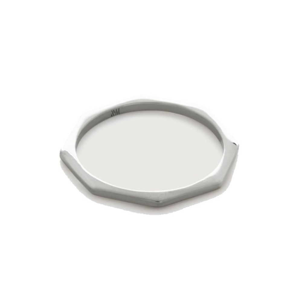 Monica vinader octagon stacking ring sterling silver